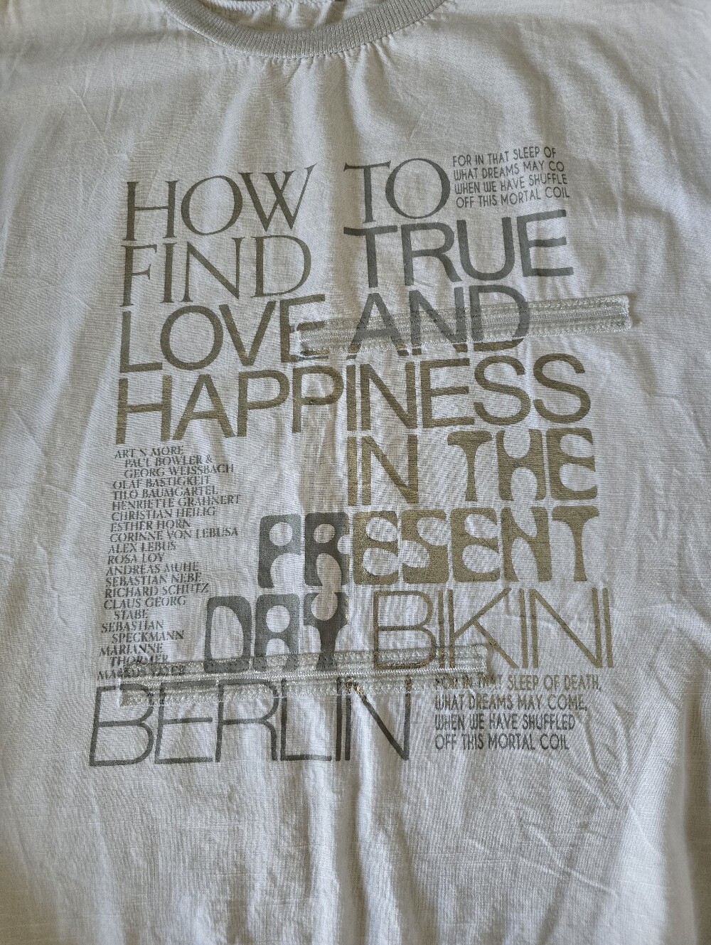 Linen/cotton Blend Casual Graphic Top. Relaxed  Fit. Made In Italy. - Picture 3 of 6